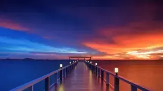 muelle de madera resort de lujo descargar