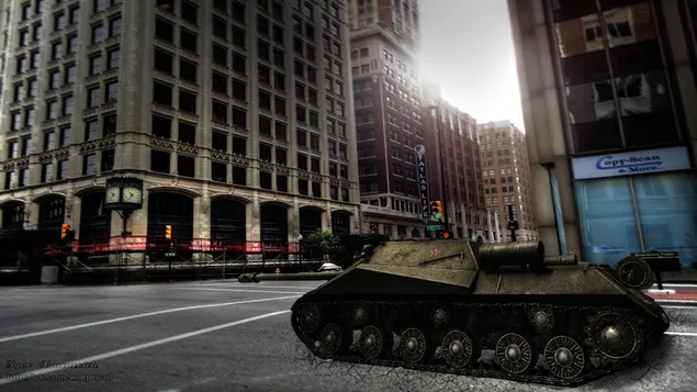 World  of tanks (in the city)