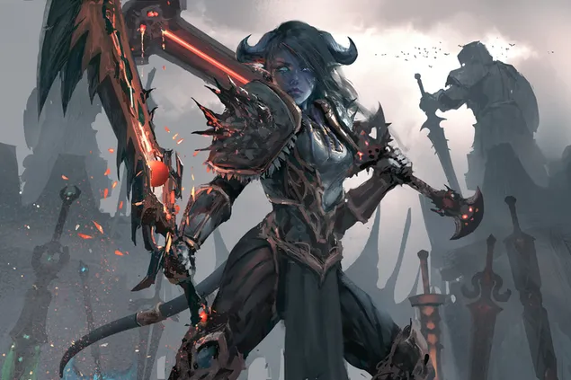 World of Warcraft (Draenei) 4K wallpaper