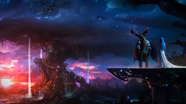 World of Warcraft - Ельф і Лицар завантажити