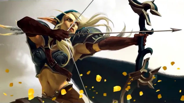 World of Warcraft (WOW) : Archer Elf Sylvanas 4K wallpaper
