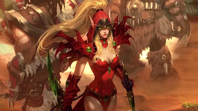 World of Warcraft (WOW): Elf de sang Valeera Sanguinar baixada