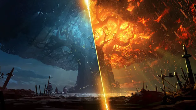 Muat turun World of Warcraft (WOW) - Membakar Teldrassil