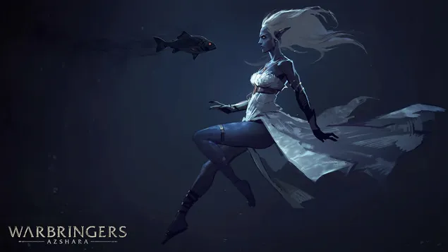 Páipéar balla World of Warcraft (WOW) - Spiorad Dorcha Azshara4K