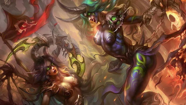 World of Warcraft (WOW) - Demon Hunters 4K wallpaper
