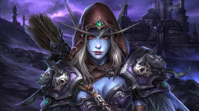 World of Warcraft (WOW) : Warrior Sylvanas Windrunner 4K wallpaper