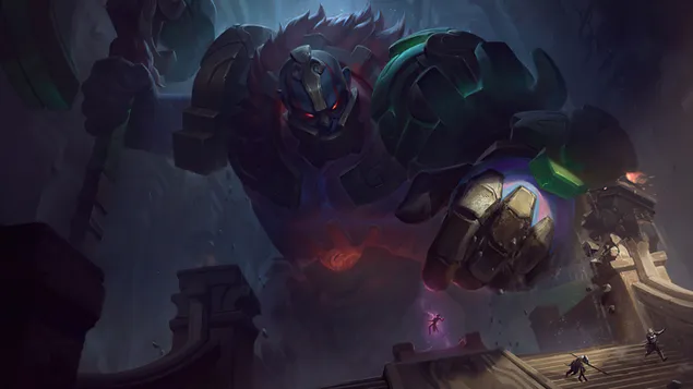 Worldbreaker 'Sion' Splash Art - 英雄联盟 [LOL] 8K 壁纸