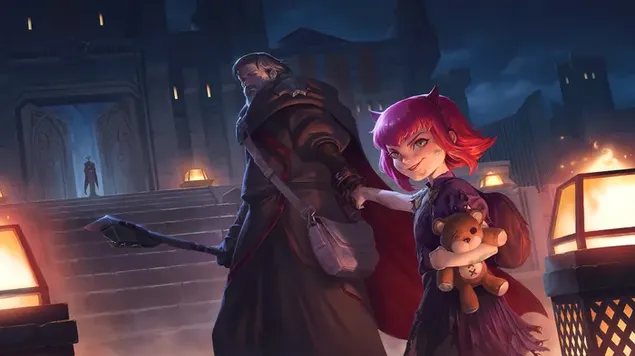 Worldwalker 'Annie กับ Noxus' - League of Legends (LOL) 4K วอลเปเปอร์