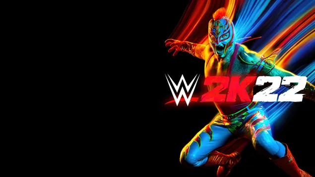 Páipéar balla WWE 2k22 : Rey Mysterio (Oscar Guiterrez)4K