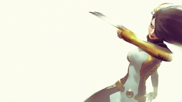 X-23 Laura Kinney X-Men (Marvel) superhelt 4K bakgrunn