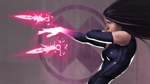 X-ljudi Psylocke 4K pozadina