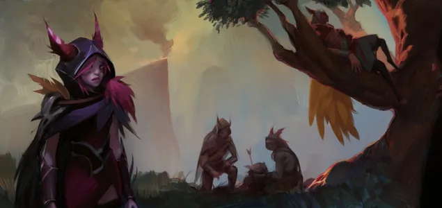 霞看起来很伤心 - 传奇联盟 4K 壁纸