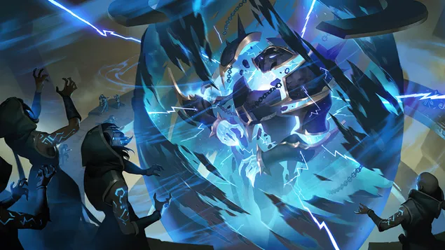 Xerath (Legends of Runeterra) - League of Legends (LOL) 4K achtergrond