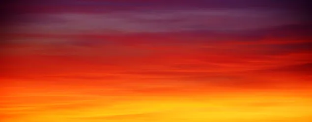 夕焼けパノラマの空