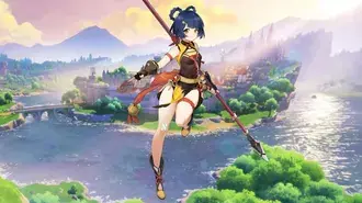 Tapeta Xiangling- Genshin Impact (anime videohra) 8K