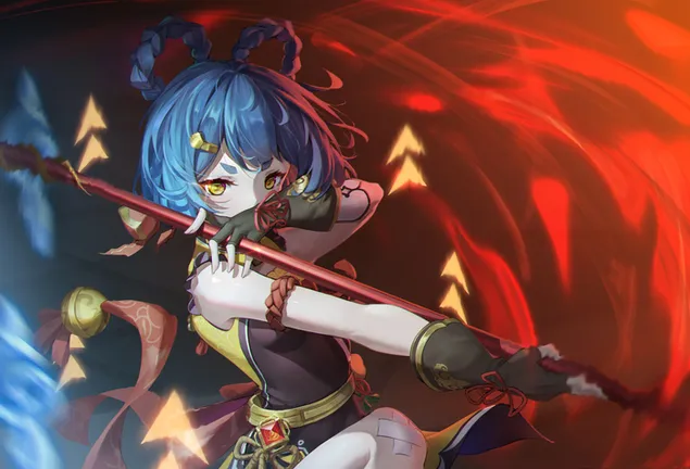 Xiangling - Genshin Impact（在线视频游戏） 2K 壁纸