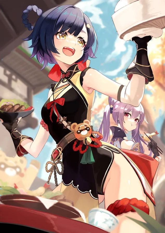 シャンリンのレストラン | ガンシンインパクト 2K 壁紙