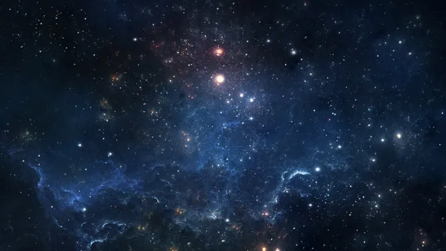星と銀河の雲