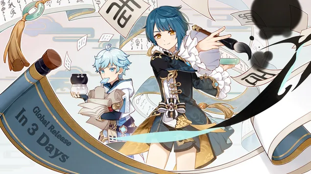 zvitek xingqiu & chongyun | ganshin impact prenos