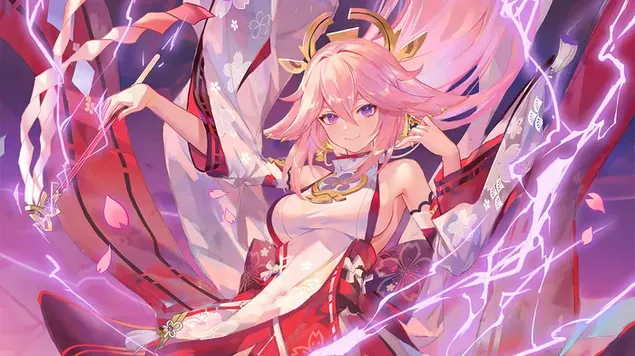 Yae Miko | Genshin Impact (Trò chơi điện tử Anime) tải xuống