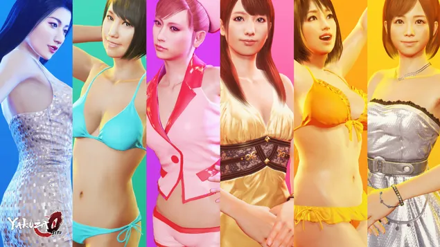 yakuza 0, characters download