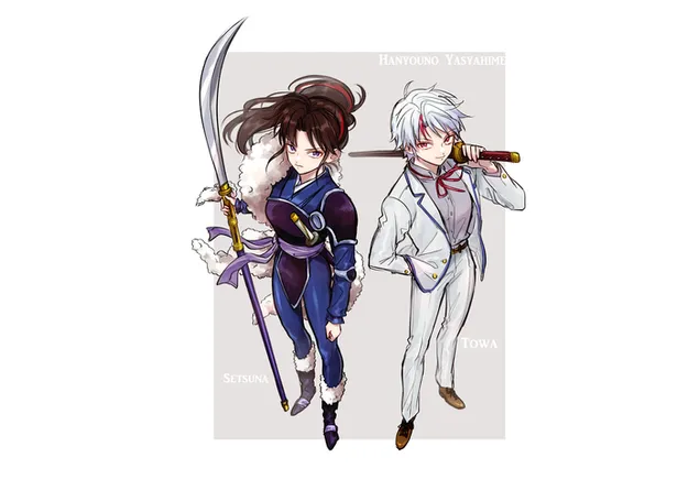 Yashahime: la principessa mezzo demone 8K sfondo