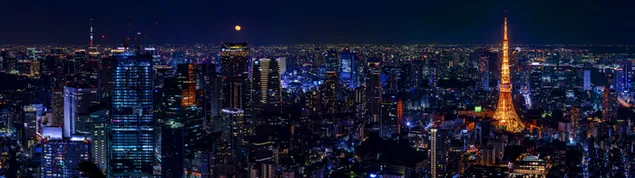 夜の素晴らしい街の景色 ダウンロード