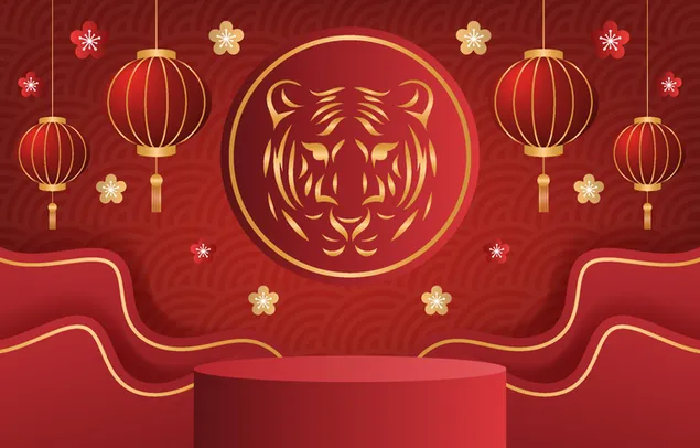 Hình nền Năm con hổ - chúc mừng năm mới của trung quốc HD