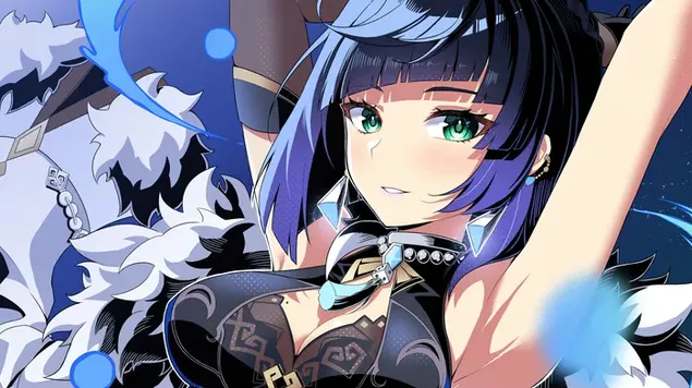 Yelan | Genshin Impact (Game Video Anime) 4K wallpaper