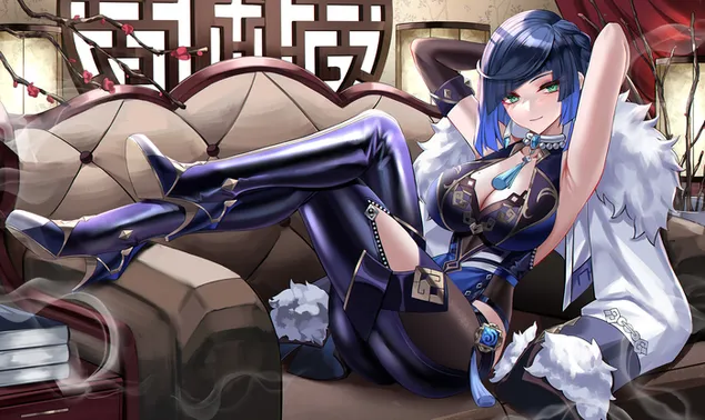 Ταπετσαρία Yelan | Ganshin Impact 2K