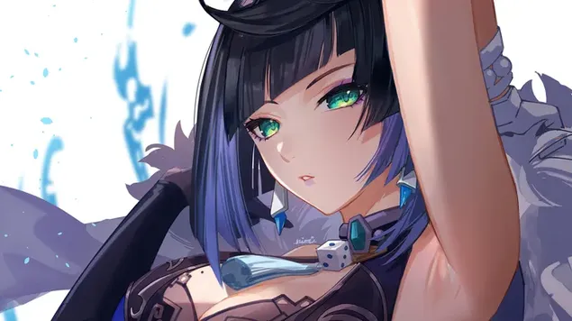 yelan (hydro carachtar) | tionchar genshin (fischluiche anime) ioslodail