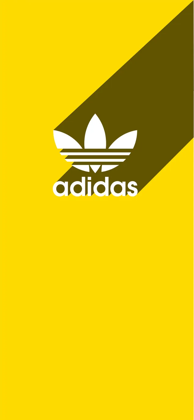 yellow adidas 4K wallpaper download