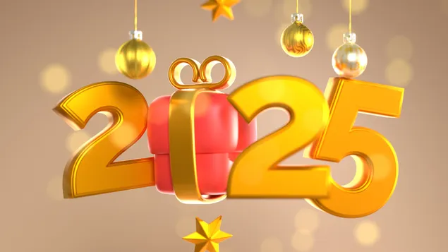 zluta darkova krabicka 2025 stastny novy rok stahnout