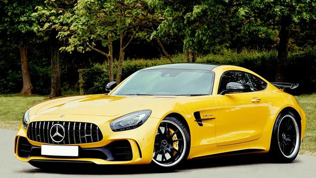 Mercedes-Benz AMG GT-S amarelo download