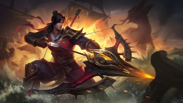 Yi Sun Shin - Mobile Legends (ML) 4K fons de pantalla