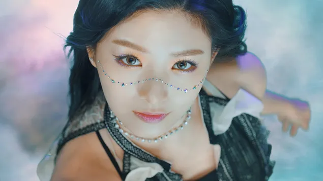 Yiren in 'Dun Dun' MV Shoot (2020) from Everglow (K-Pop Band) 4K wallpaper