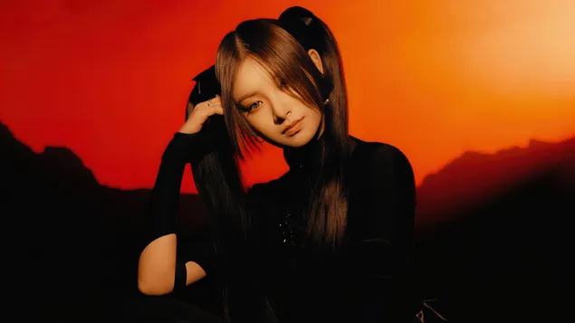 Jirena filmā “Pirmais” MV Shoot (2021) no Everglow (K-Pop Band) 4K fona tapete