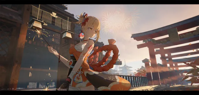 יומיה ויום הפסטיבל | השפעת גנשין 2K טפט