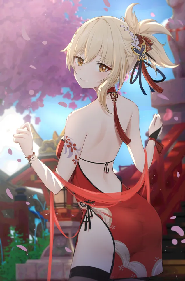 yoimiyas hotte kjole uden ryg | genshin indvirkning download