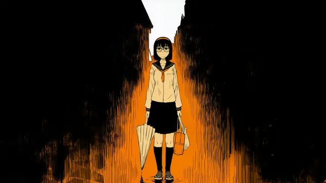 Yokushitsu no igyou - סטודנטית בת בחושך 4K טפט