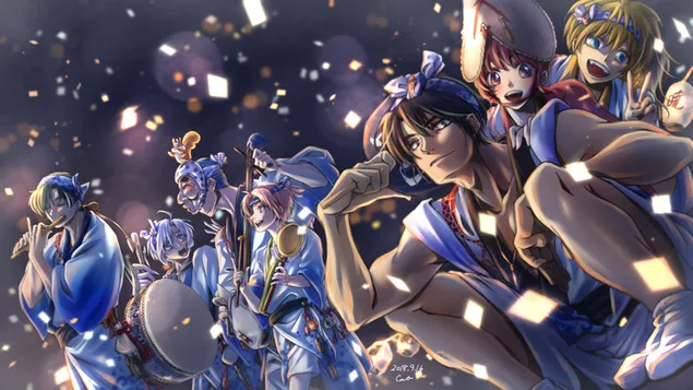 Yona of the Dawn - Ao,Hak Son,Jae-Ha,Ki-ja,Shin-Ah,Yona,Yoon & Zeno 4K bakgrunn