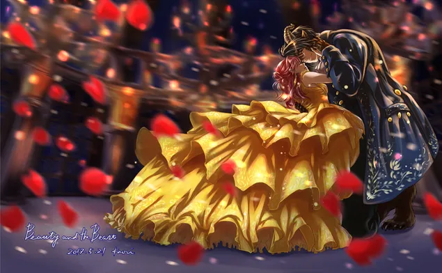 יונה של השחר | קרוסאובר | היפה והחיה 2K טפט