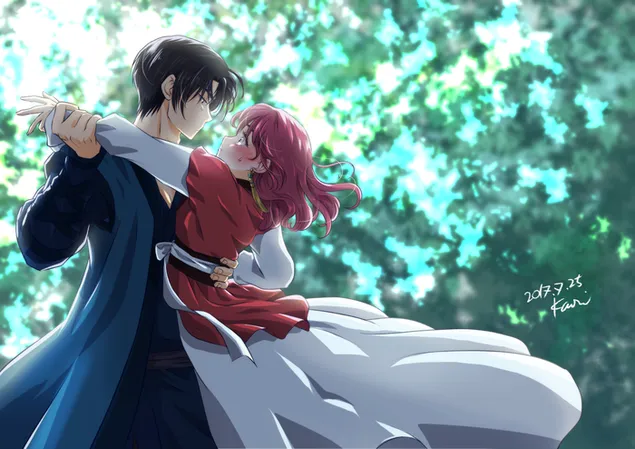 Yona of the Dawn: Hak & Yona (Dancing) 2K bakgrunn