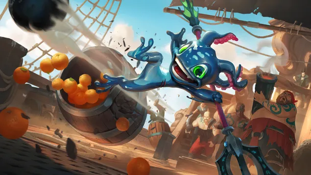 Yordle 'Fizz' (Legenda Runeterra) - League of Legends [LOL] 4K wallpaper