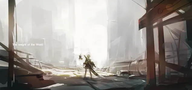 Yorha No. 2 B típusú 4K háttérkép