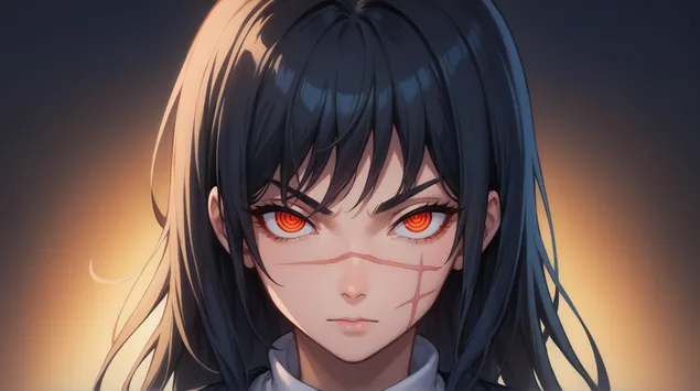 Deuteragonist jahat Yoru dari Academy Saga From Chainsaw Man 4K kertas dinding