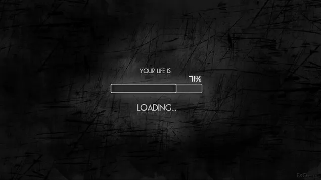 Your Life is loading Simple Background download