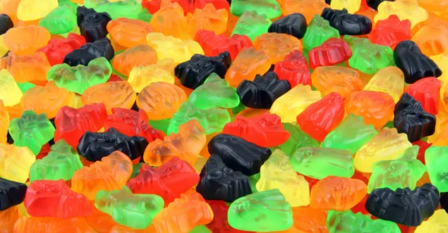 Gominoles delicioses 4K fons de pantalla