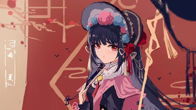 ユンジン（ジオポールウェポンキャラクター）-原神インパクト[アニメビデオゲーム] 4K 壁紙