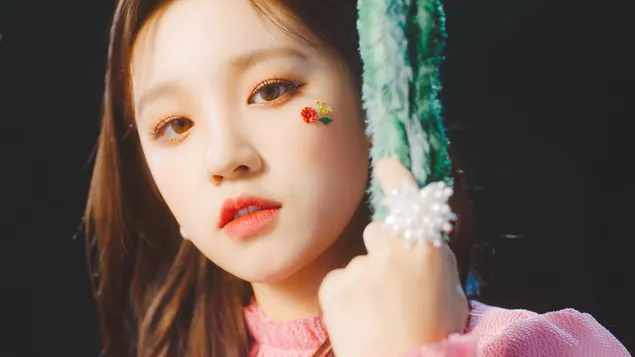 يوقي في فيلم 'Hwaa' MV Shoot (2021) من '(G) I-DLE' [K-Pop Band] 4K خلفية